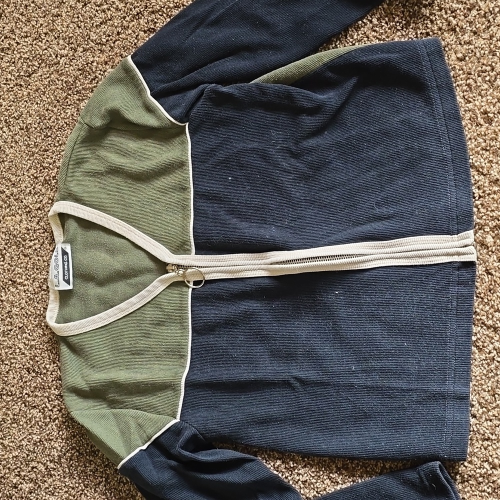 Women's zip down top